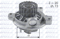 A-280 насос водяного охлаждения audi 074 121 005 n dolz