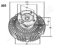 Муфта вентилятора системы охлаждения