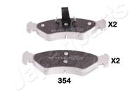 Колодки тормозные дисковые передние PA354AF от фирмы JAPANPARTS