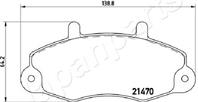 Колодки тормозные FORD TRANSIT R14 91-00 передние с индикат.износа