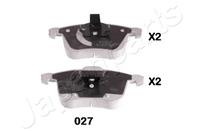 Колодки тормозные дисковые передние PA027AF от компании JAPANPARTS