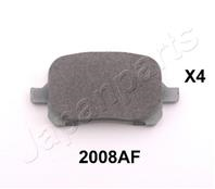 Колодки тормозные дисковые передние PA2008AF от компании JAPANPARTS