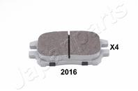 Колодки тормозные дисковые передние PA2016AF от производителя JAPANPARTS