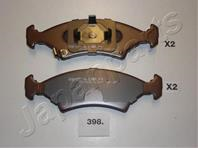 Колодки тормозные дисковые передние PA398AF от фирмы JAPANPARTS