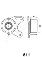 Ролик натяжителя ГРМ