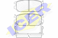 140983_колодки дисковые з.!\ Mitsubishi Space Wagon 2.0GDi/2.4GDi 98&gt