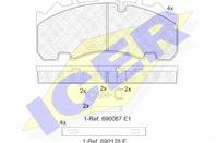 КОЛОДКИ ТОРМОЗНЫЕ 29167 BPW НОВЫЙ ОБРАЗЕЦ - ДВОЙ КОЛОДКИ ТОРМОЗНЫЕ 29167 BPW НОВЫЙ ОБРАЗЕЦ - ДВОЙ
