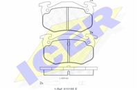 Колодки тормозные дисковые