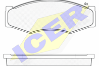 Колодки тормозные дисковые