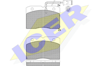 Колодки тормозные дисковые передние 140892 от фирмы ICER Колодки тормозные дисковые передние 140892 от фирмы ICER