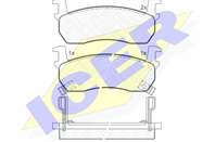 Колодки тормозные дисковые