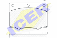 Колодки тормозные дисковые