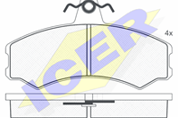 Колодки тормозные дисковые Колодки тормозные дисковые