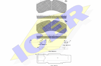 Тормозные колодки WVA 29246 (полный установочный комплект)