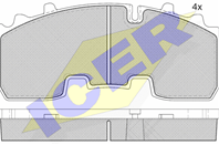 Тормозные колодки WVA 29165 29215 (без установочного комплекта)