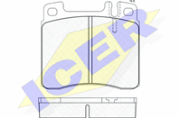 180975_колодки дисковые передние! с антискрип. пластинами\ MB W140 3.0/3.2 91-93