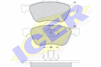 181528_колодки дисковые п.!\ Nissan Primera SW WP11 1.6i-2.0TD 98-02