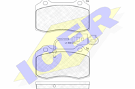 181636_колодки дисковые п.!\ Seat Leon/Ibiza 1.8i/1.9TDi 03>