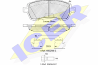 Колодки тормозные дисковые