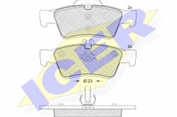 Колодки тормозные дисковые