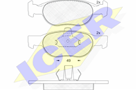 181616_колодки дисковые передние!\ Fiat Punto 1.2i 16V/1.9Ds 99> 181616_колодки дисковые передние!\ Fiat Punto 1.2i 16V/1.9Ds 99>