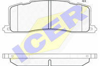 Колодки тормозные , 9099 задние