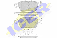 Колодки тормозные дисковые