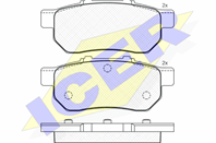 Колодки торм.дисковые