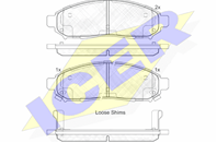 Колодки тормозные дисковые