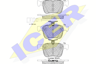 182098-203_колодки дисковые задние!\ Audi A3 2.5 12>