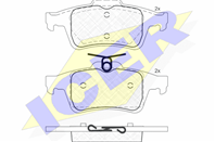 181825_колодки дисковые з.!\ Mazda 3/5/Premacy 1.6-2.5i/D 05&gt