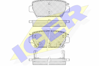 182338_колодки дисковые задние!\ Mitsubishi Eclipse Cross 17>