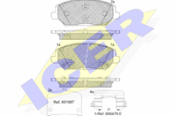 182320_колодки дисковые задние.!\ KIA Soul 1.6i/CRDi 09>