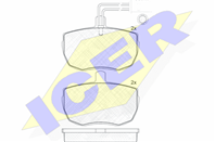 Колодки тормозные дисковые Колодки тормозные дисковые