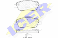 Колодки тормозные дисковые Колодки тормозные дисковые
