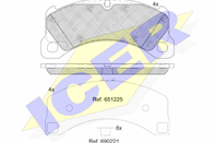 Колодки тормозные дисковые