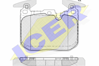 Колодки тормозные дисковые передние 182093200 от компании ICER