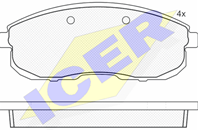 Колодки торм.