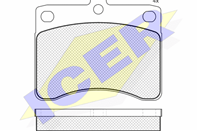 180725_колодки дисковые п.!\ Daihatsu Hi-jet II 1.0-1.3i/1.2D/1.4D 90&gt