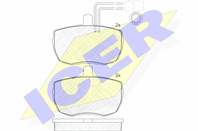 Колодки торм.дисковые Колодки торм.дисковые