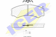 Колодки тормозные дисковые Колодки тормозные дисковые