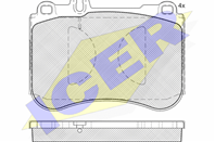 182194_колодки дисковые !задние\ MB W211/S211 2.0-2.7CDi 02>/SL R230 5.0/5.5 AMG 01>