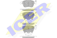 182231-203_колодки дисковые передние! с антискрип. пл.\ Ford Mondeo V 14>