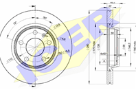 78BD5301-2_диск тормозной передний!\ Audi А4, VW Passat 1.6-1.9TDi 96>