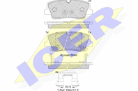 Колодки тормозные дисковые