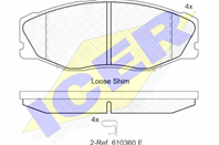 Колодки тормозные дисковые