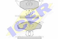 Колодки тормозные дисковые Колодки тормозные дисковые