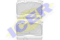 181791-203_колодки дисковые передние!\ VW Touareg, Land RoverRange Rover 3.2-4.2i/3.0TDi V6 05>
