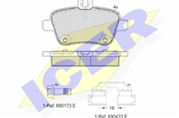 Колодки тормозные дисковые