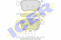 182321-204 колодки дисковые передние!\ Ford Focus MK4/Kuga MK3
